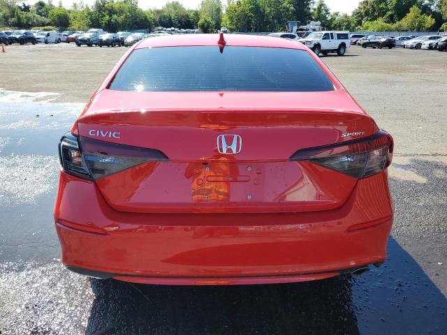 2HGFE2F55SH540809 - 2025 HONDA CIVIC SPORT RED photo 6