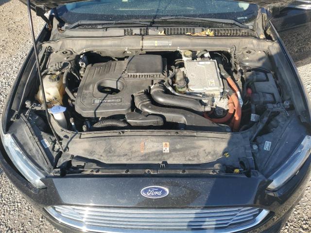 3FA6P0RU4ER275704 - 2014 FORD FUSION TITANIUM HEV BLACK photo 11