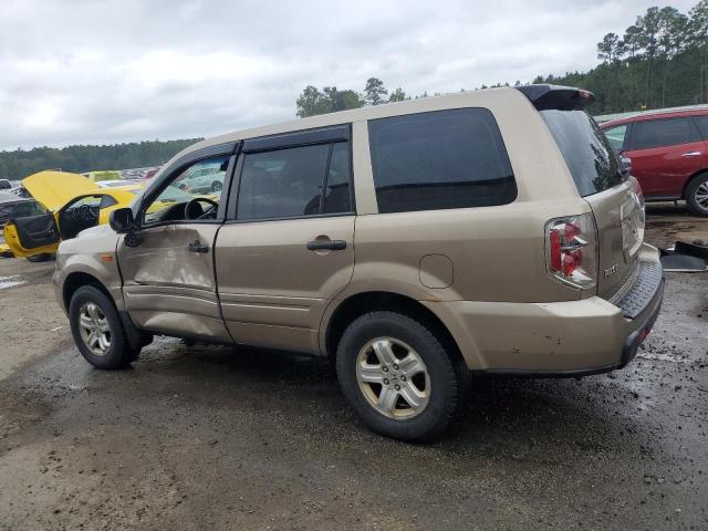 2HKYF18186H559988 - 2006 HONDA PILOT LX TAN photo 2