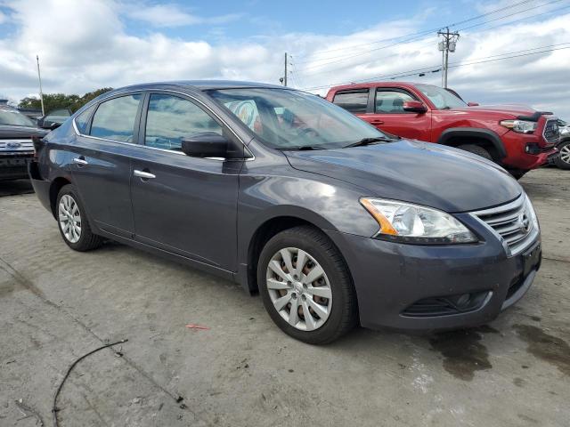 3N1AB7AP4FL644778 - 2015 NISSAN SENTRA S GRAY photo 4