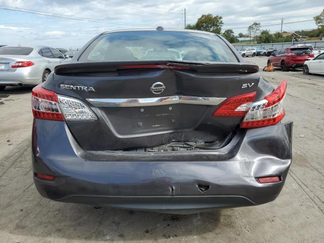 3N1AB7AP4FL644778 - 2015 NISSAN SENTRA S GRAY photo 6