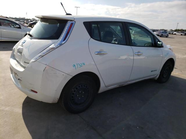 1N4AZ0CP5EC333163 - 2014 NISSAN LEAF S WHITE photo 3