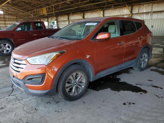 5XYZTDLB1GG338417 - 2016 HYUNDAI SANTA FE S ORANGE photo 1