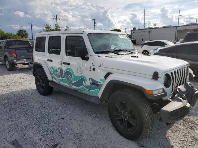 1C4HJXEN0LW199758 - 2020 JEEP WRANGLER UNLIMITED SAHARA WHITE photo 4