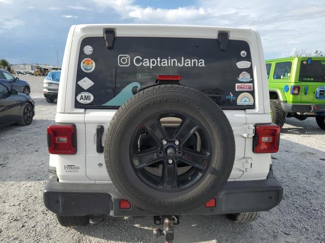 1C4HJXEN0LW199758 - 2020 JEEP WRANGLER UNLIMITED SAHARA WHITE photo 6