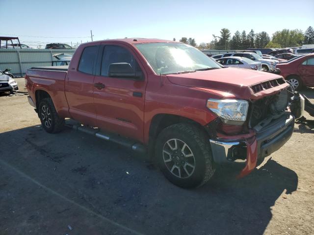 5TFUY5F10EX385419 - 2014 TOYOTA TUNDRA DOUBLE CAB SR/SR5 RED photo 4