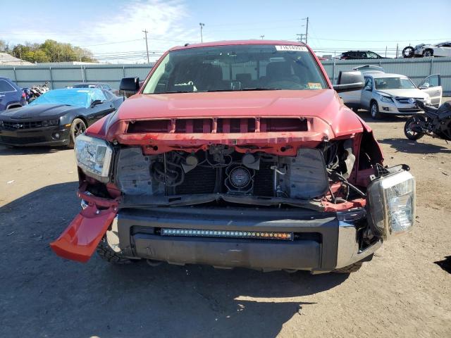 5TFUY5F10EX385419 - 2014 TOYOTA TUNDRA DOUBLE CAB SR/SR5 RED photo 5