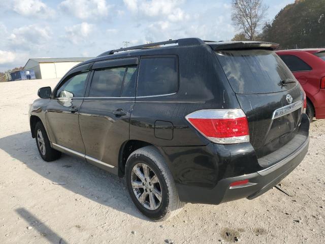 5TDBK3EH1CS100855 - 2012 TOYOTA HIGHLANDER BASE Siyah fotoğraf 2