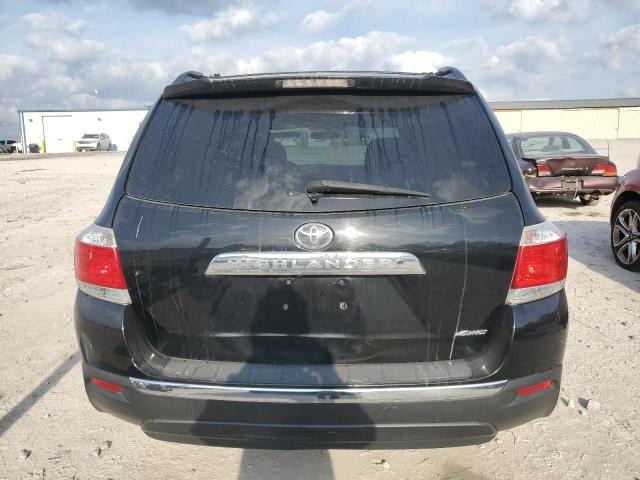 5TDBK3EH1CS100855 - 2012 TOYOTA HIGHLANDER BASE Siyah fotoğraf 6