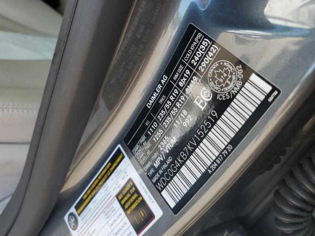 WDC0G4KB7KV152519 - 2019 MERCEDES-BENZ GLC 300 4MATIC GRAY photo 13