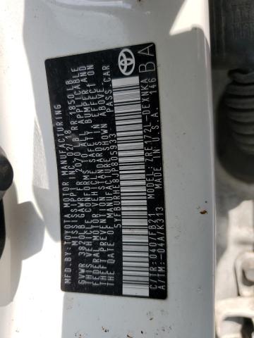 5YFBURHE8JP805933 - 2018 TOYOTA COROLLA L 白色 照片 13