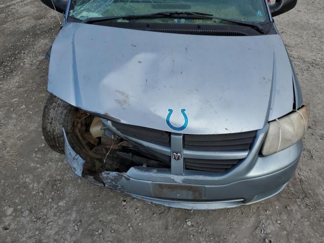 1D4GP45R75B100362 - 2005 DODGE CARAVAN SXT BLUE photo 12