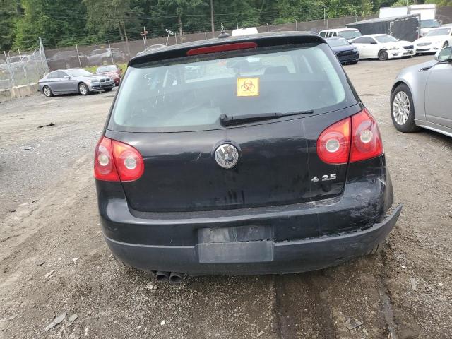 WVWDA71K48W156848 - 2008 VOLKSWAGEN RABBIT BLACK photo 6