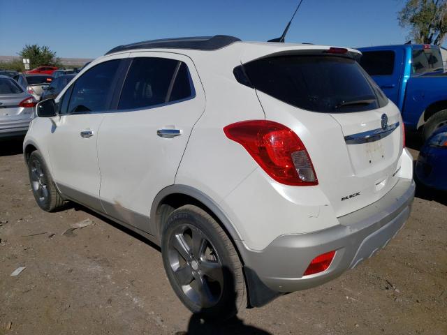 KL4CJCSB6DB091130 - 2013 BUICK ENCORE WHITE photo 2