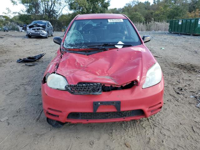 2T1KR32E93C155388 - 2003 TOYOTA COROLLA MA XR RED photo 5