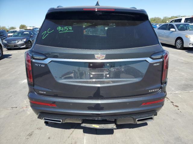 1GYKPHRS9PZ108706 - 2023 CADILLAC XT6 SPORT PLATINUM GRAY photo 6