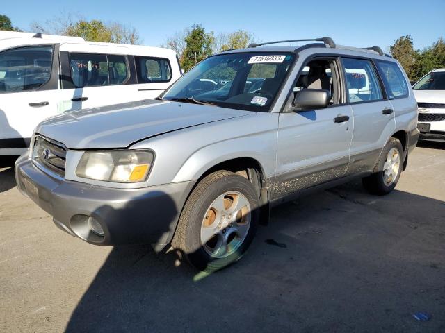 JF1SG65654H754190 - 2004 SUBARU FORESTER 2.5XS Сріблястий фото 1