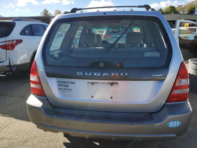 JF1SG65654H754190 - 2004 SUBARU FORESTER 2.5XS Сріблястий фото 6