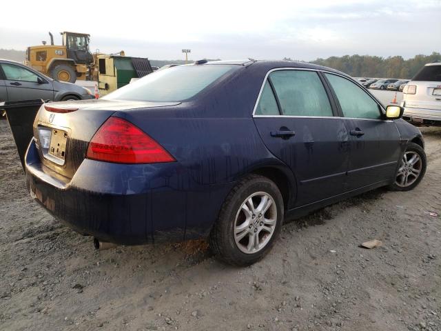 1HGCM56846A049542 - 2006 HONDA ACCORD EX BLUE photo 3