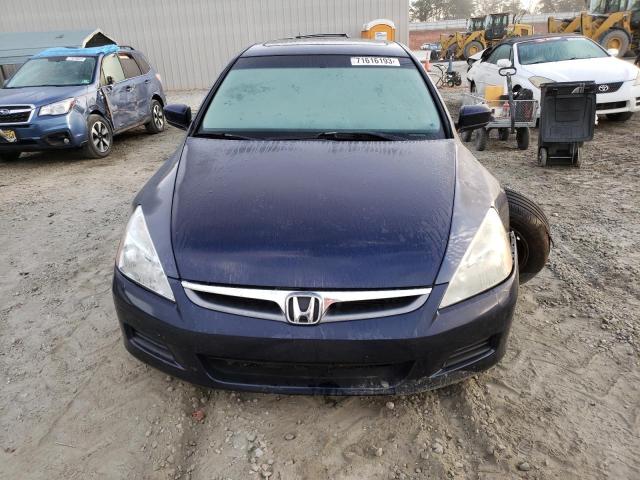 1HGCM56846A049542 - 2006 HONDA ACCORD EX BLUE photo 5