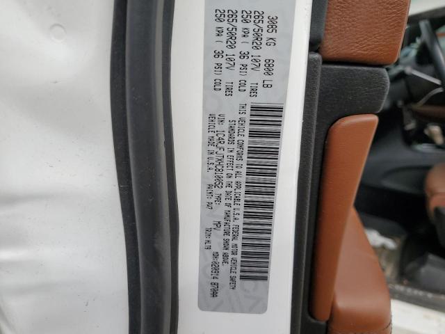 1C4RJFJTXHC810052 - 2017 JEEP GRAND CHER SUMMIT თეთრი ფოტო 13