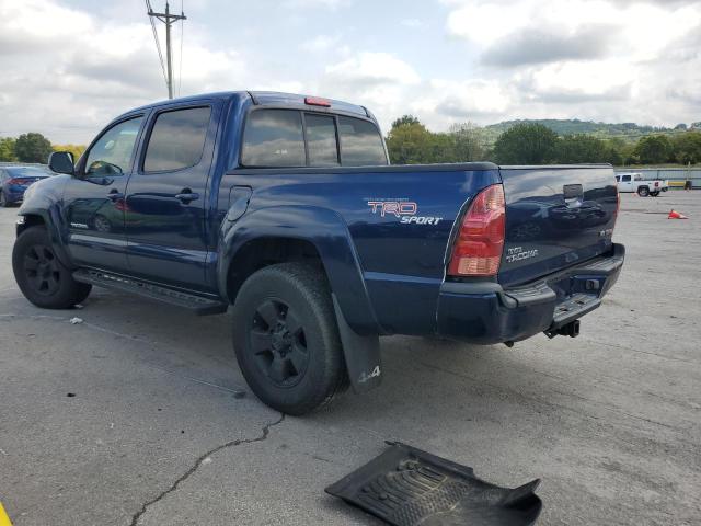 5TELU42N27Z342142 - 2007 TOYOTA TACOMA DOUBLE CAB BLUE photo 2