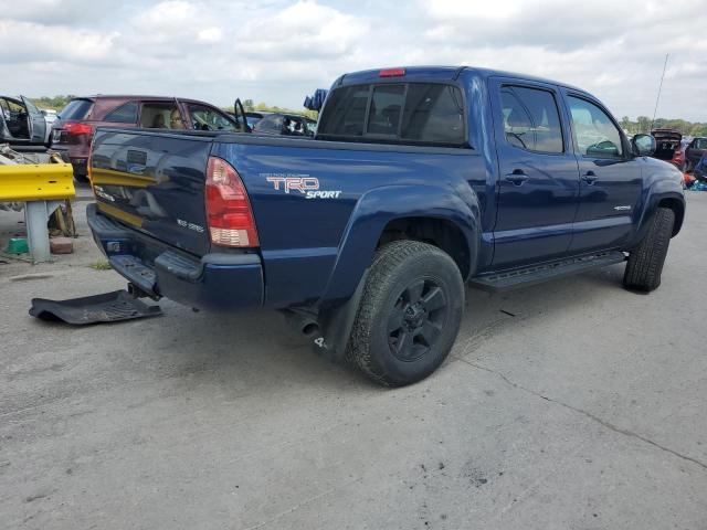 5TELU42N27Z342142 - 2007 TOYOTA TACOMA DOUBLE CAB BLUE photo 3