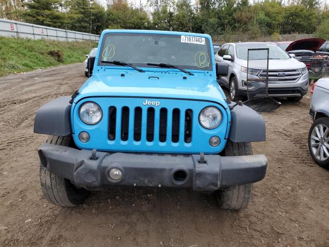 1C4AJWAG3HL582735 - 2017 JEEP WRANGLER SPORT BLUE photo 5