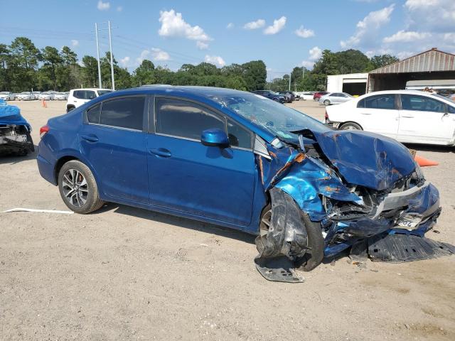 2HGFB2F90DH508221 - 2013 HONDA CIVIC EXL 蓝色 照片 4