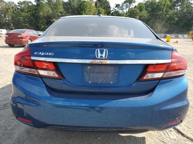 2HGFB2F90DH508221 - 2013 HONDA CIVIC EXL 蓝色 照片 6