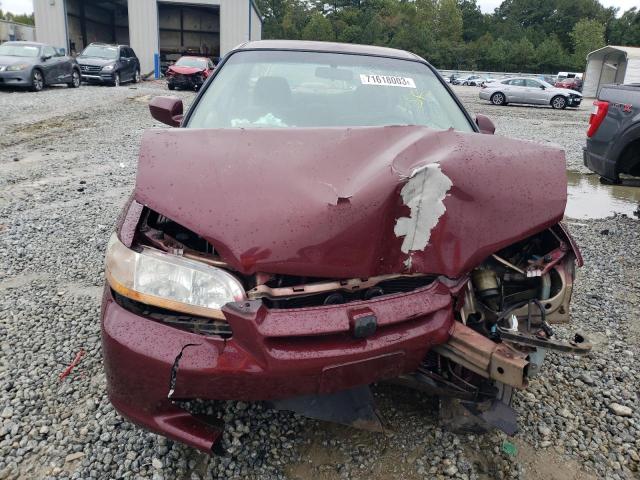 1HGCG5649YA033053 - 2000 HONDA ACCORD LX BURGUNDY photo 5