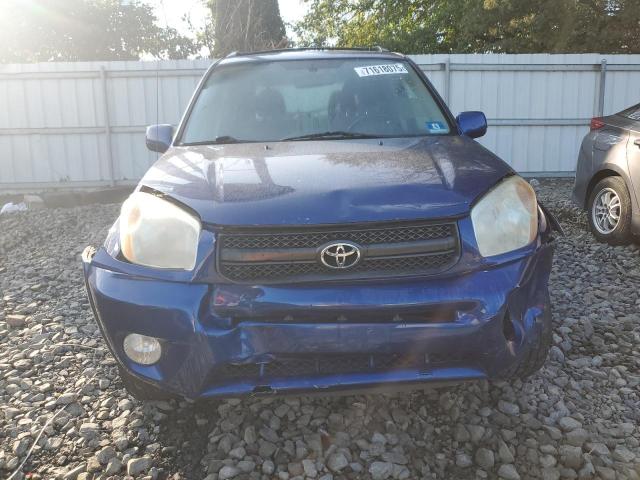 JTEHD20V246014740 - 2004 TOYOTA RAV4 BLUE photo 5