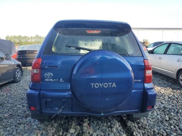 JTEHD20V246014740 - 2004 TOYOTA RAV4 BLUE photo 6
