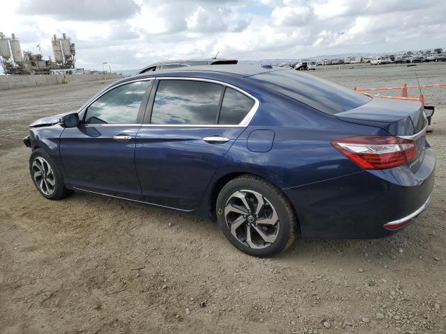 1HGCR2F78HA241413 - 2017 HONDA ACCORD EX BLUE photo 2