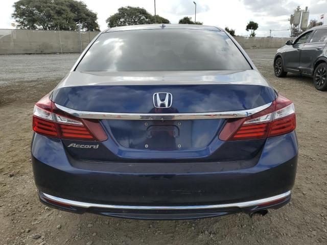 1HGCR2F78HA241413 - 2017 HONDA ACCORD EX BLUE photo 6