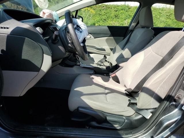 19XFB2F58DE041640 - 2013 HONDA CIVIC LX GRAY photo 7