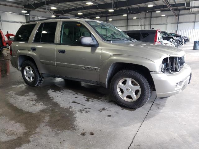 1GNDT13S022501206 - 2002 CHEVROLET TRAILBLAZE TAN photo 4