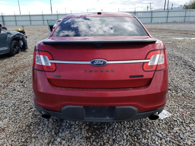 1FAHP2KT0AG157575 - 2010 FORD TAURUS SHO RED photo 6