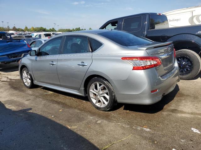 3N1AB7AP8EY294962 - 2014 NISSAN SENTRA S SILVER photo 2