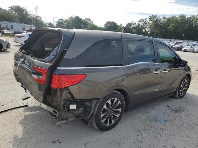 5FNRL6H77MB011118 - 2021 HONDA ODYSSEY EXL Gris photo 3