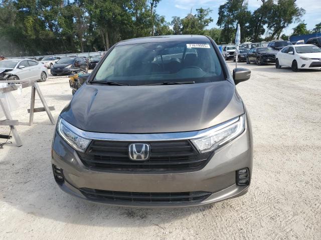 5FNRL6H77MB011118 - 2021 HONDA ODYSSEY EXL Gris photo 5