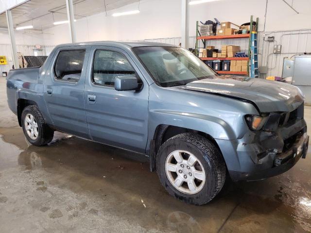 2HJYK16436H576341 - 2006 HONDA RIDGELINE RTS BLUE photo 4