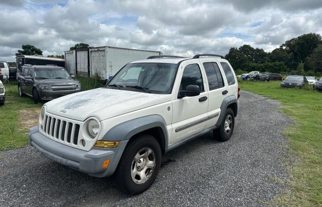 1J4GL48K06W128824 - 2006 JEEP LIBERTY SPORT WHITE photo 2