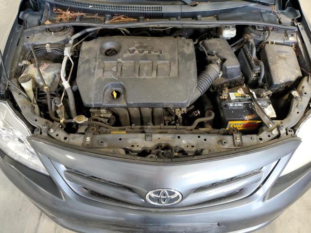 2T1BU4EE3CC821015 - 2012 TOYOTA COROLLA LE BASE CHARCOAL photo 11