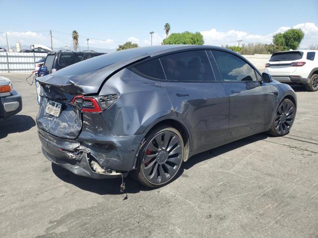 7SAYGDEFXNF337046 - 2022 TESLA MODEL Y Grafitowy zdjęcie 3