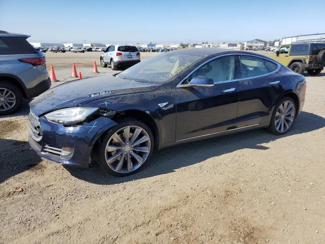 5YJSA1DP9DFP11707 - 2013 TESLA MODEL S Կապույտ լուսանկար 1