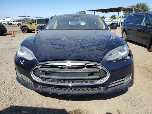 5YJSA1DP9DFP11707 - 2013 TESLA MODEL S Կապույտ լուսանկար 5