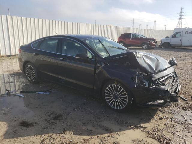 3FA6P0K98HR308519 - 2017 FORD FUSION TITANIUM BLACK photo 4