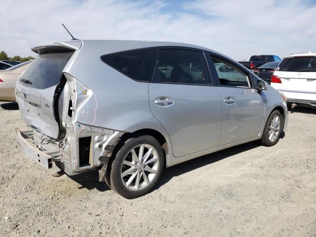 JTDZN3EU0D3272509 - 2013 TOYOTA PRIUS V SILVER photo 3