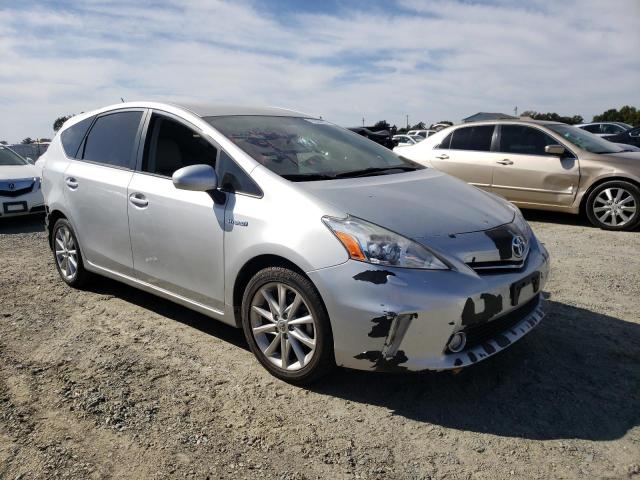 JTDZN3EU0D3272509 - 2013 TOYOTA PRIUS V SILVER photo 4